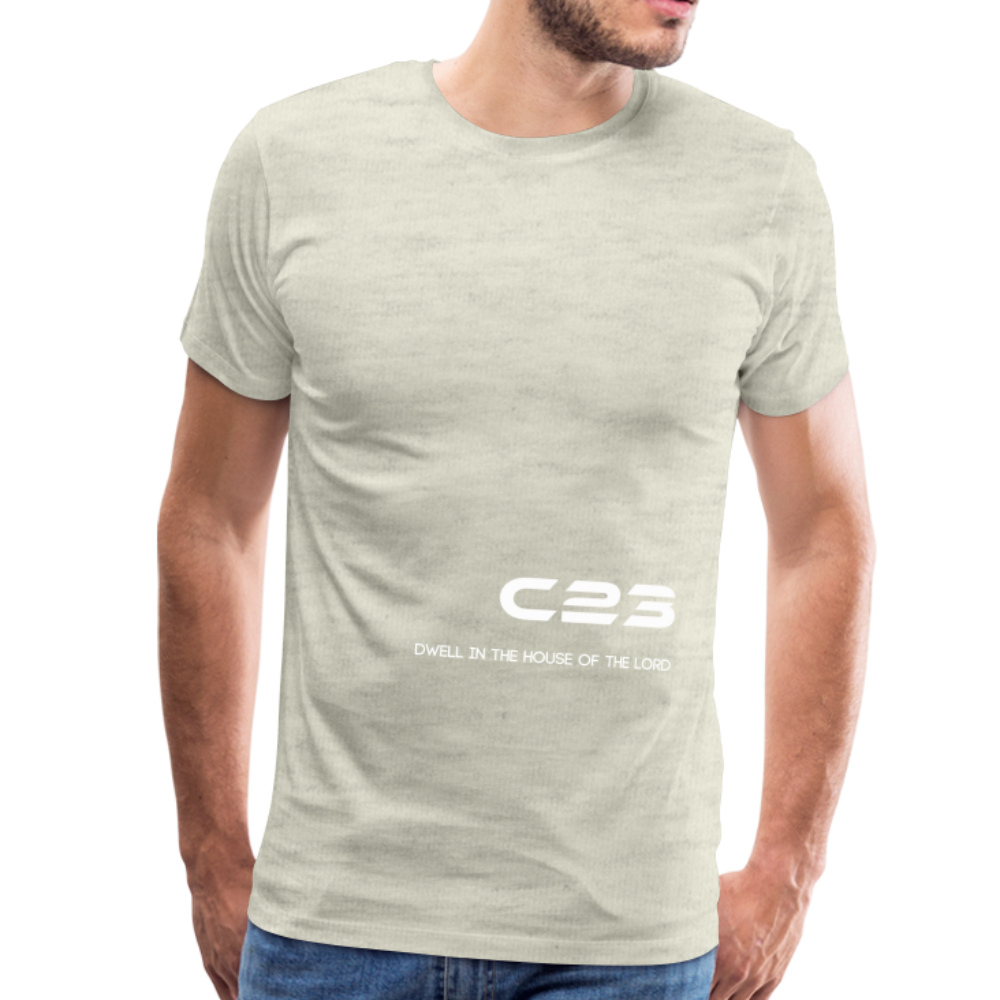 C23 Dwell Men's Athletic Tee - heather oatmeal