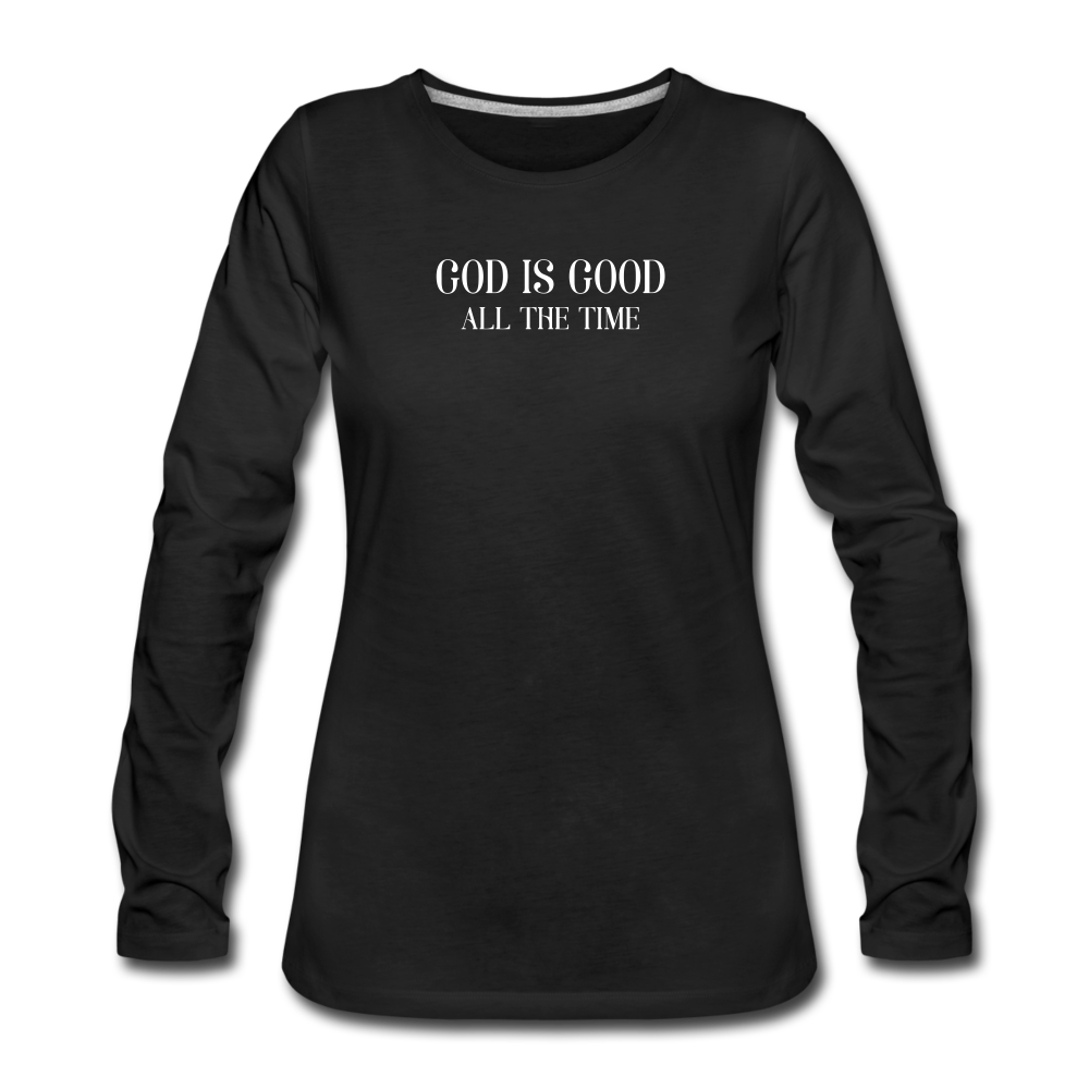 God Is Good Women's Tee - black