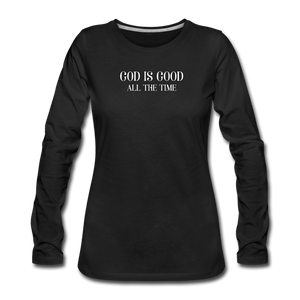 God Is Good Women's Tee - black