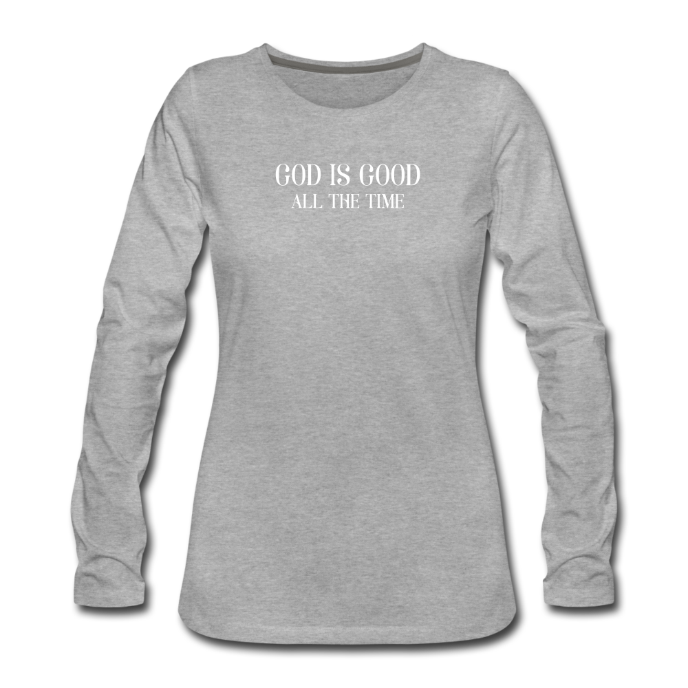 God Is Good Women's Tee - heather gray