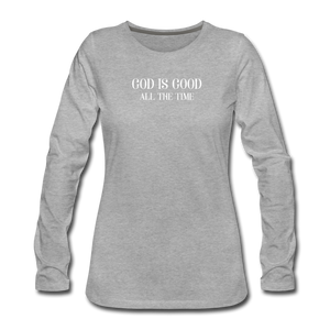 God Is Good Women's Tee - heather gray