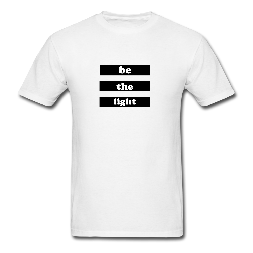 Be The Light Tee - white