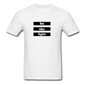 Be The Light Tee - white