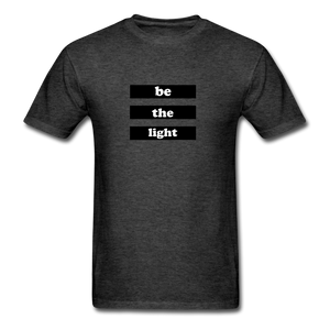 Be The Light Tee - heather black