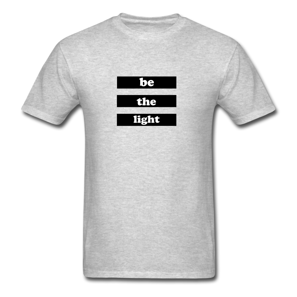 Be The Light Tee - heather gray