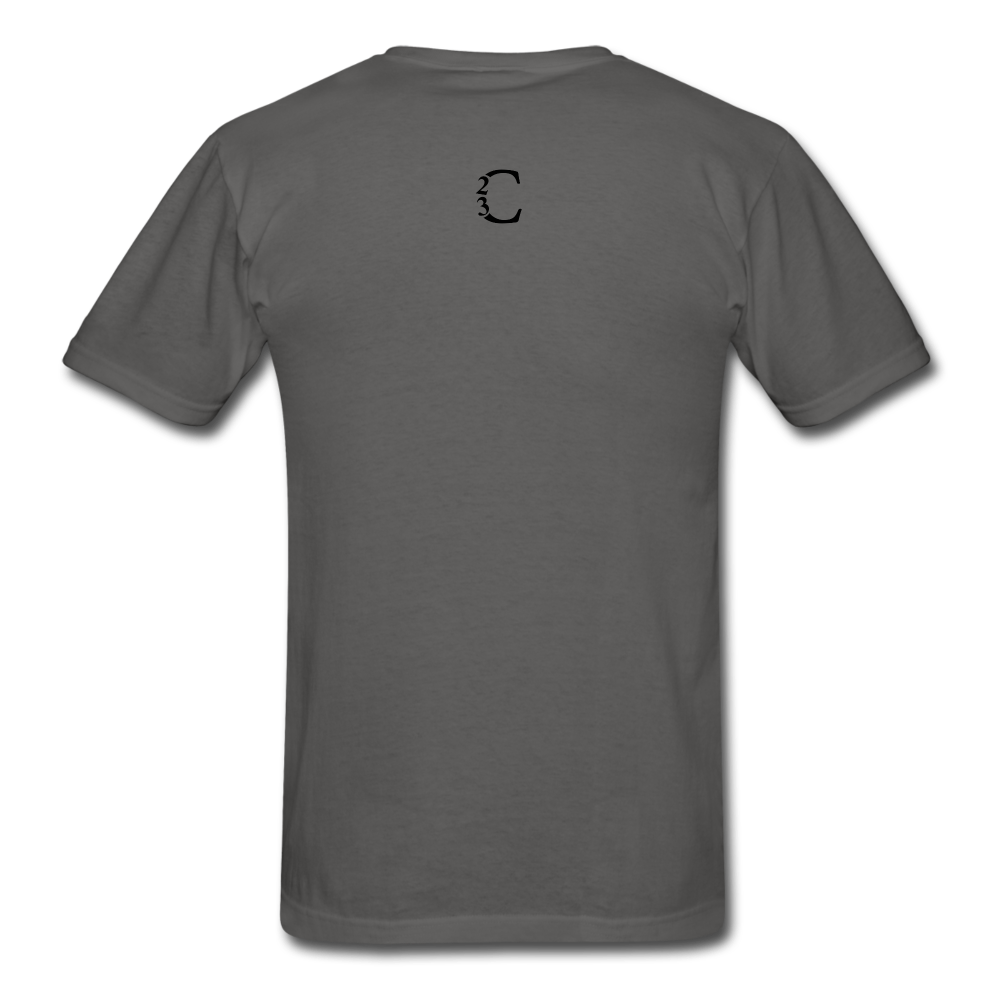 Be The Light Tee - charcoal