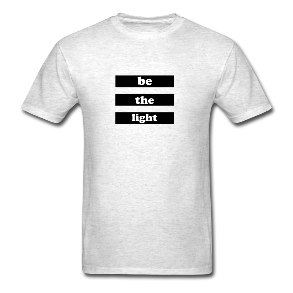 Be The Light Tee - light heather gray