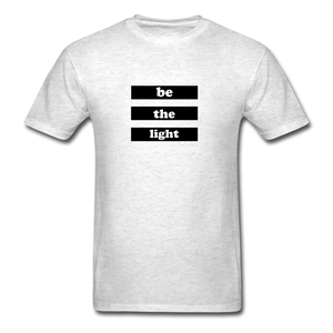 Be The Light Tee - light heather gray