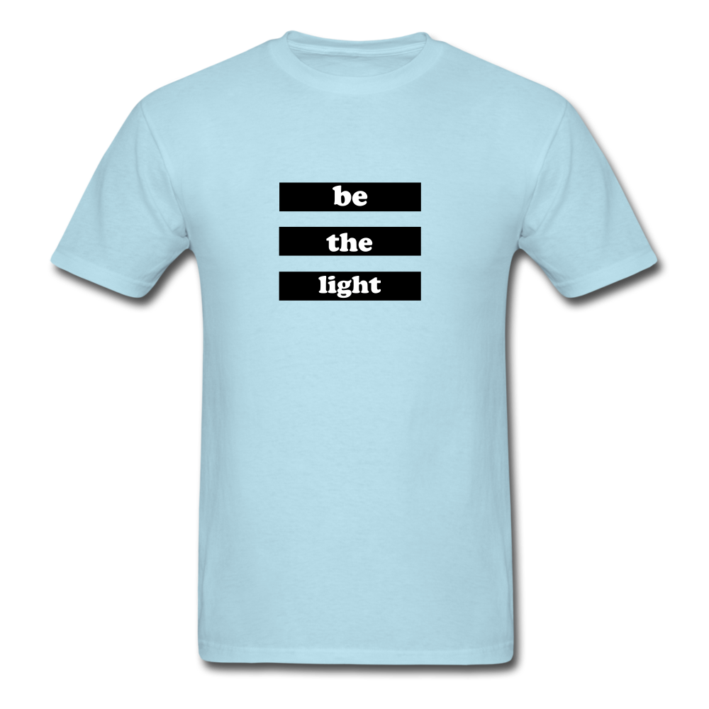 Be The Light Tee - powder blue