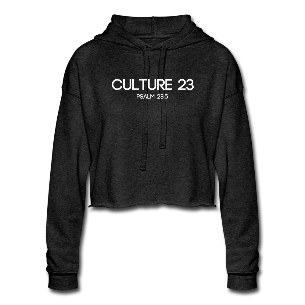 C23 Anointed Women's Cropped Hoodie - deep heather