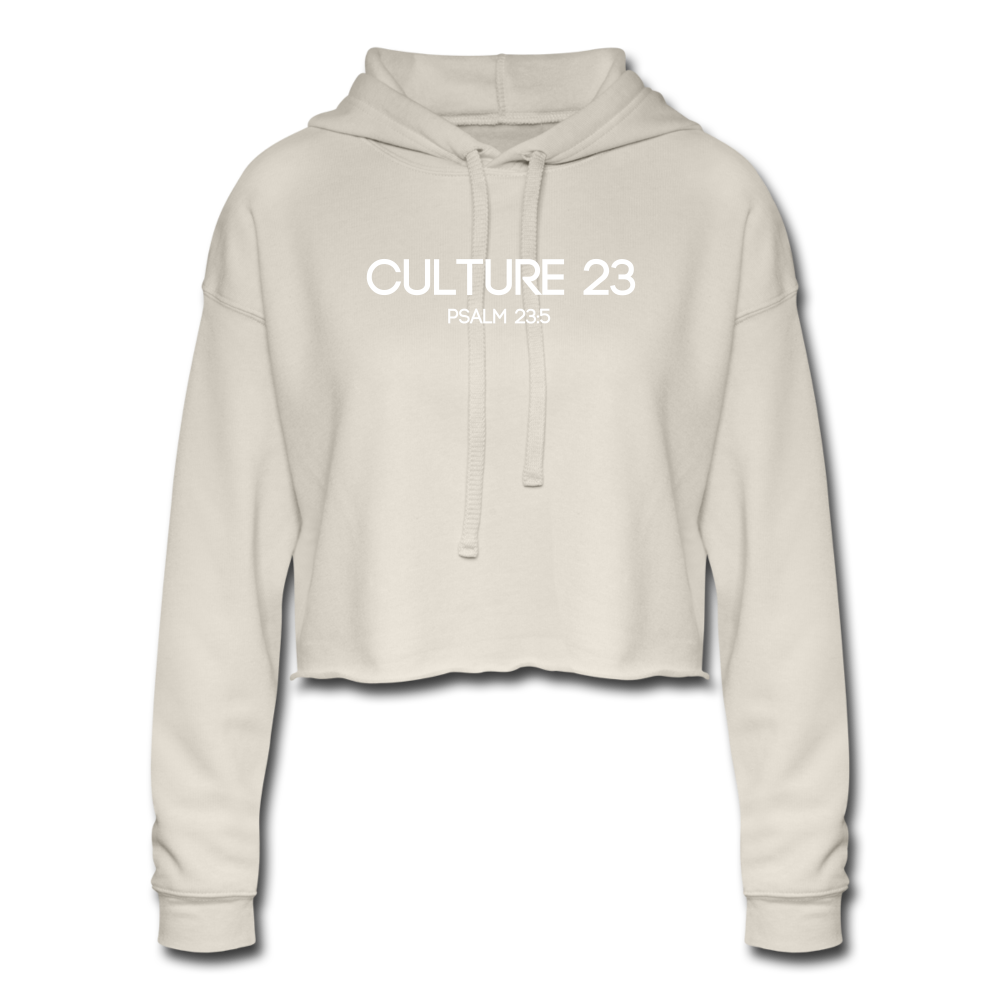 C23 Anointed Women's Cropped Hoodie - dust