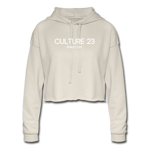 C23 Anointed Women's Cropped Hoodie - dust