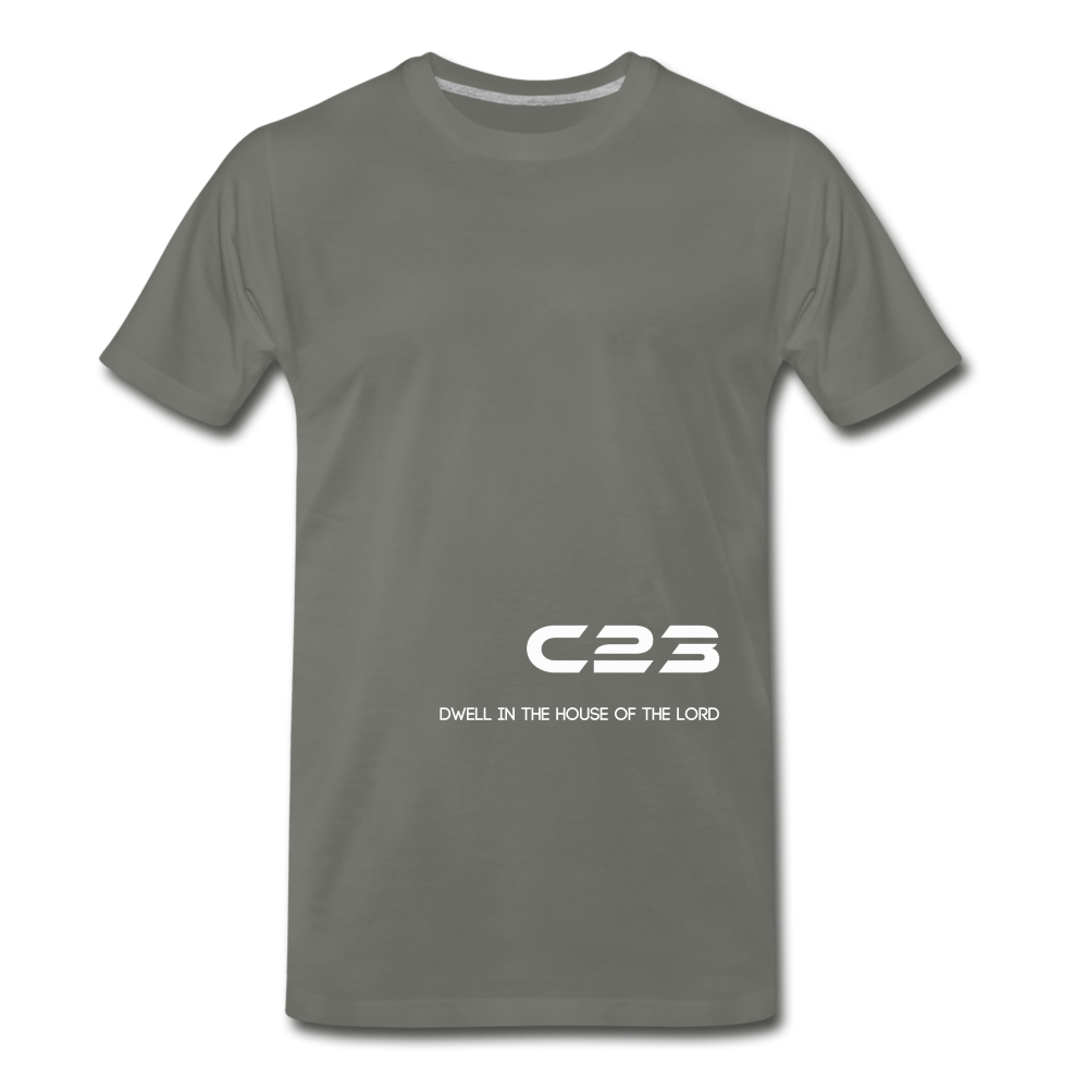 C23 Dwell Men's Athletic Tee - asphalt gray