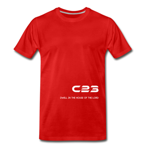 C23 Dwell Men's Athletic Tee - red