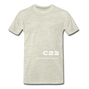 C23 Dwell Men's Athletic Tee - heather oatmeal