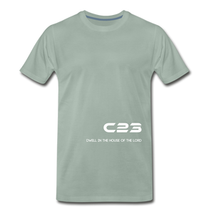 C23 Dwell Men's Athletic Tee - steel green