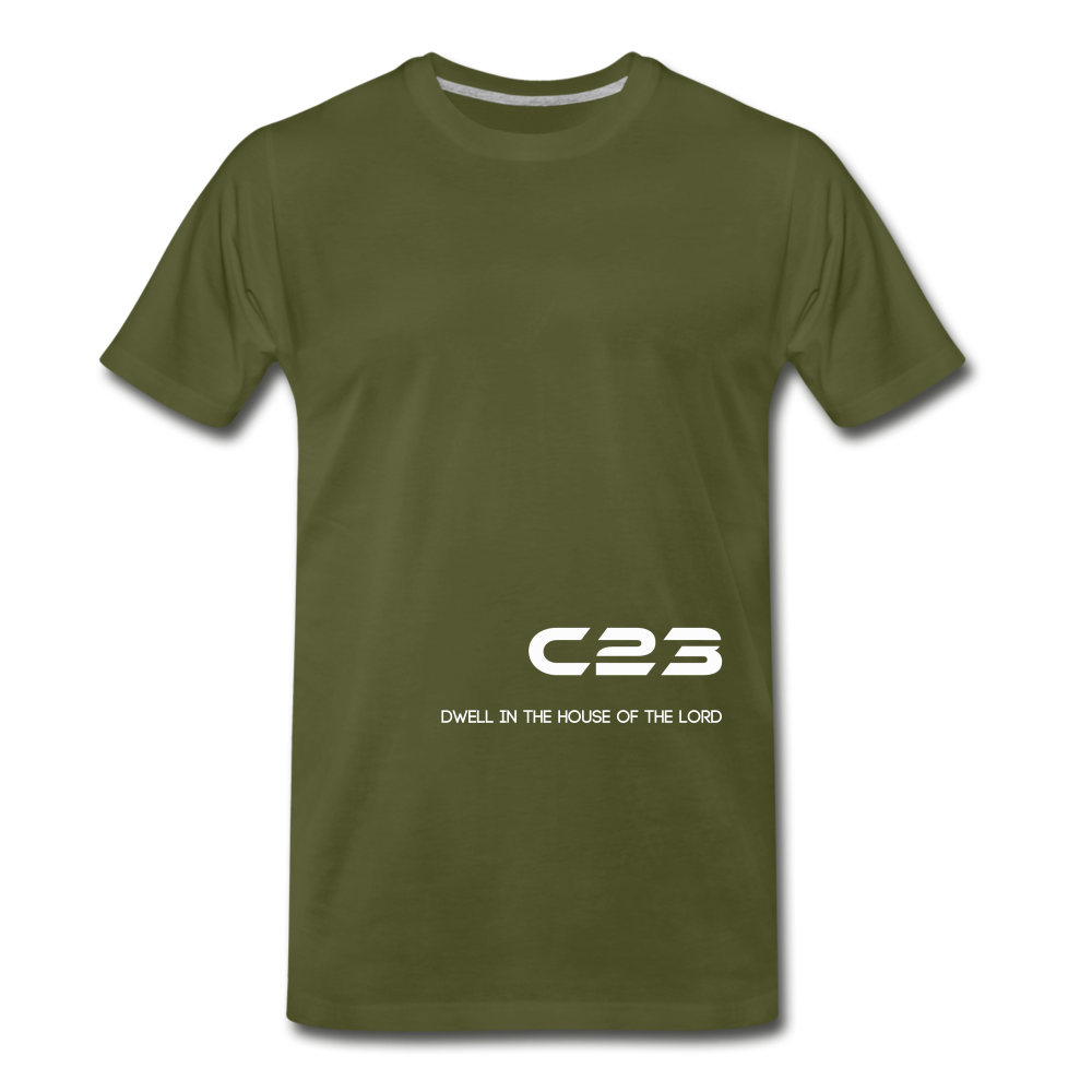 C23 Dwell Men's Athletic Tee - olive green