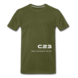 C23 Dwell Men's Athletic Tee - olive green