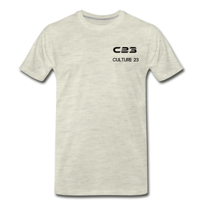 C23 Classic Men's Tee - heather oatmeal