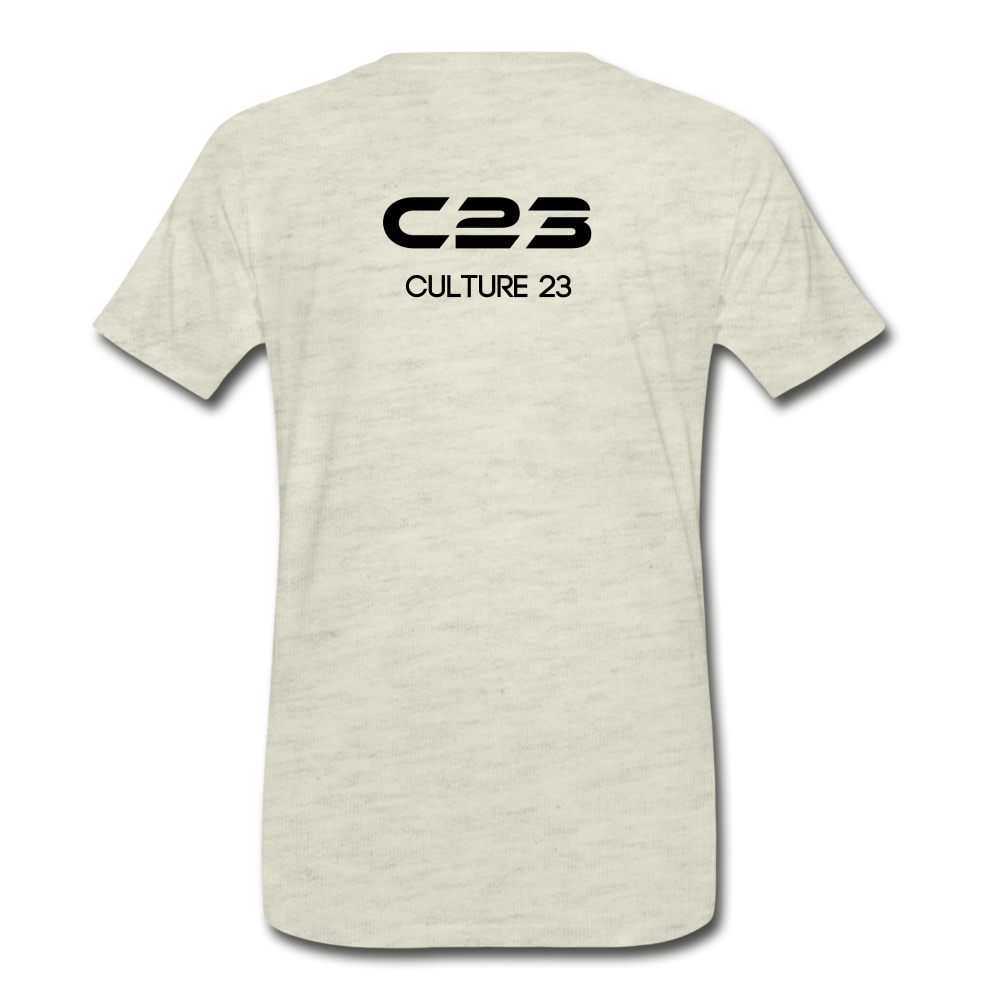 C23 Classic Men's Tee - heather oatmeal