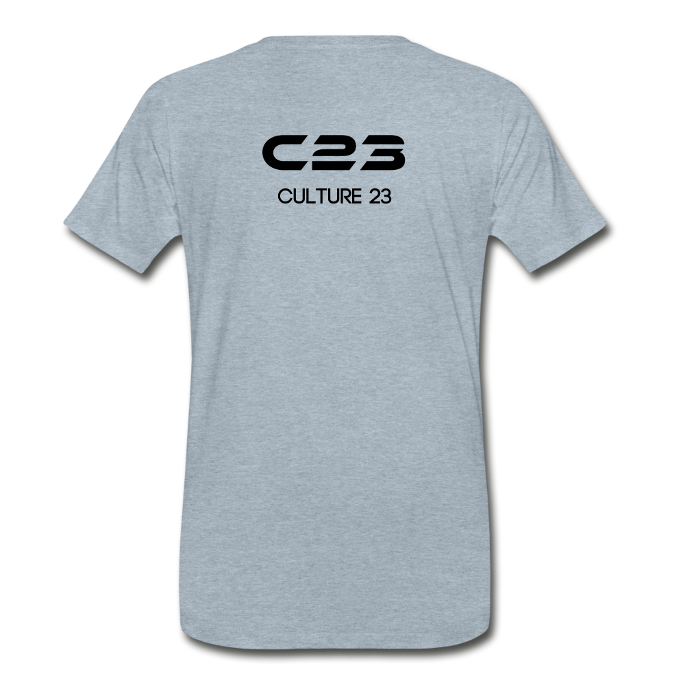 C23 Classic Men's Tee - heather ice blue