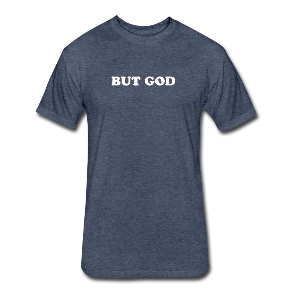 But God Tee - heather navy