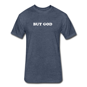 But God Tee - heather navy