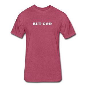 But God Tee - heather burgundy