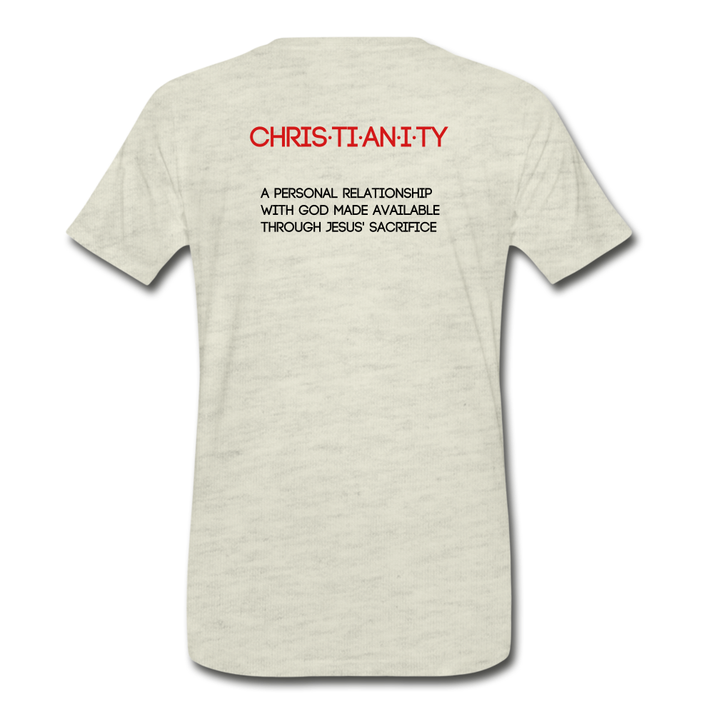 C23 Christianity Mens Tee - heather oatmeal