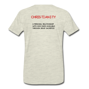 C23 Christianity Mens Tee - heather oatmeal