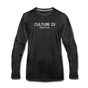 C23 Not Want Men's Long Sleeve Tee - charcoal gray