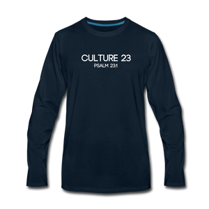 C23 Not Want Men's Long Sleeve Tee - deep navy