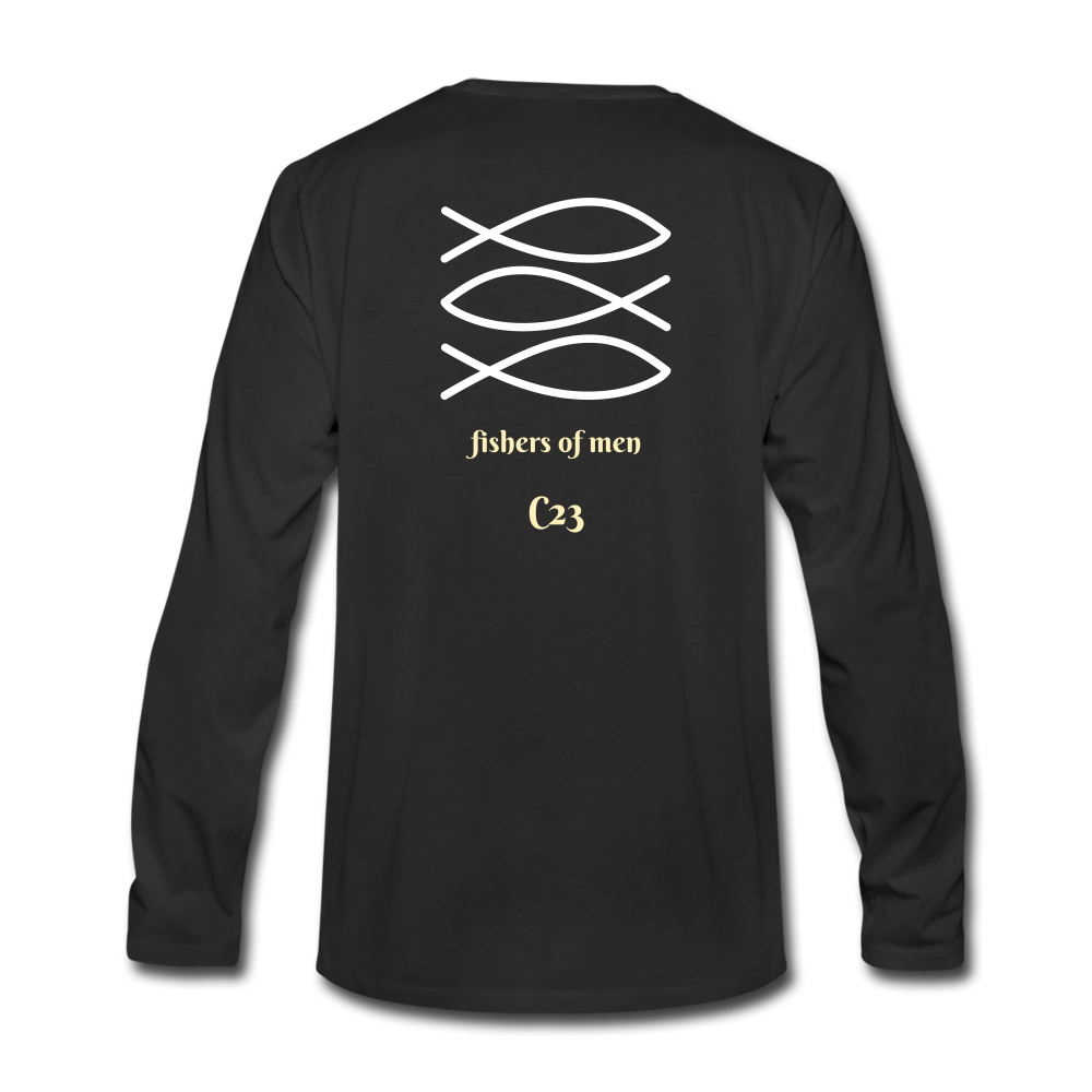 Fishers of Men Long Sleeve Tee - black