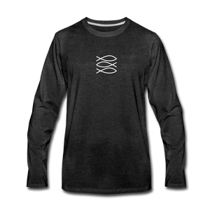 Fishers of Men Long Sleeve Tee - charcoal gray