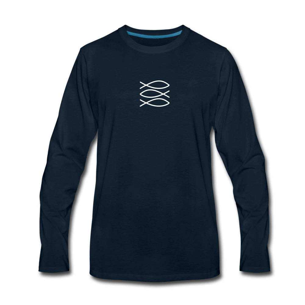 Fishers of Men Long Sleeve Tee - deep navy