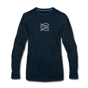 Fishers of Men Long Sleeve Tee - deep navy