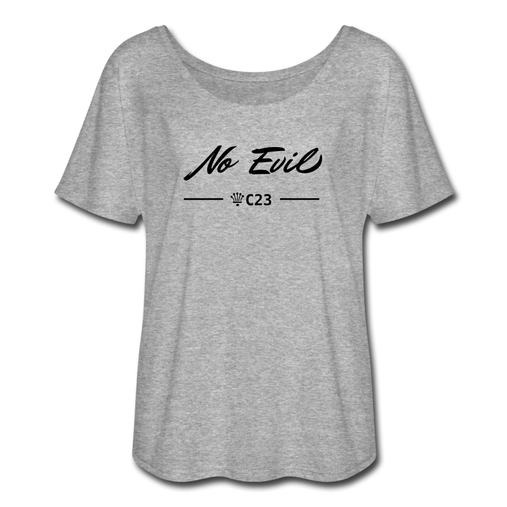 No Evil Women's Tee - heather gray