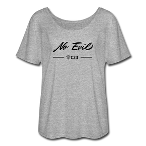 No Evil Women's Tee - heather gray