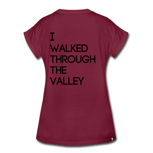 C23 Walked Through Women's Tee - burgundy