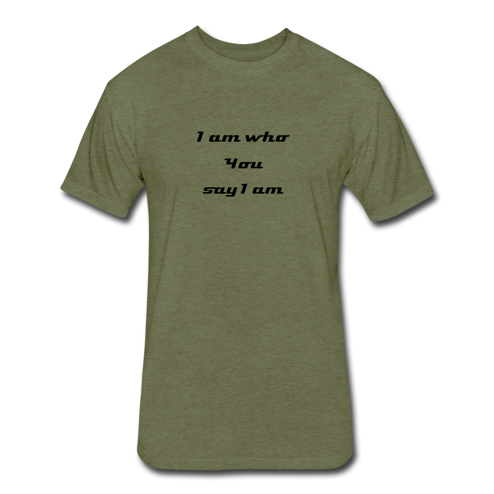 I Am Tee - heather military green