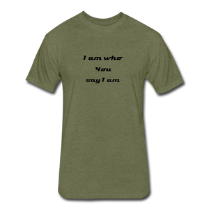 I Am Tee - heather military green