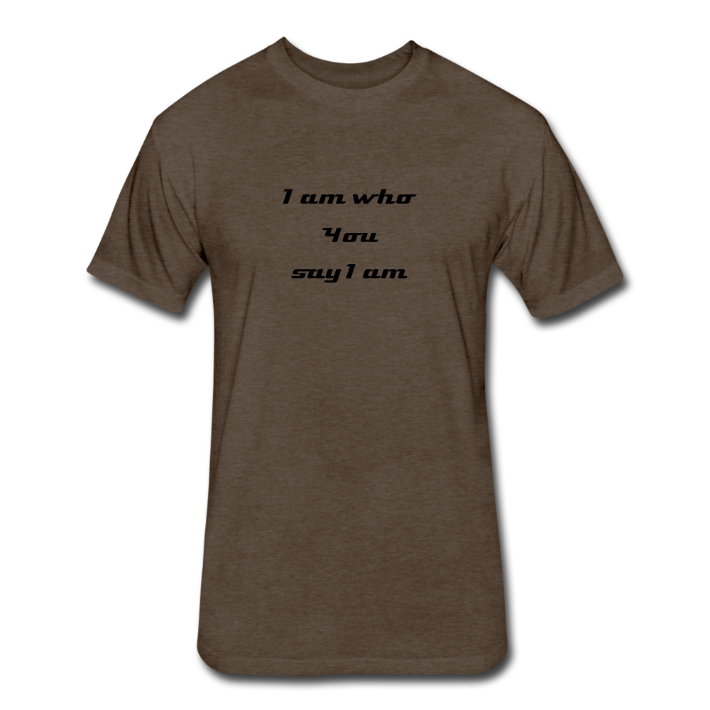 I Am Tee - heather espresso