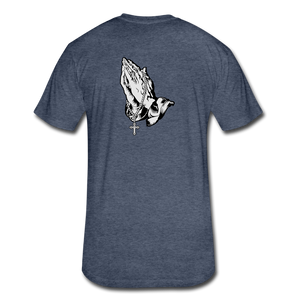 Praying Hands Tee - heather navy