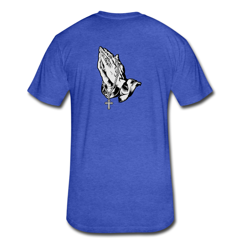 Praying Hands Tee - heather royal