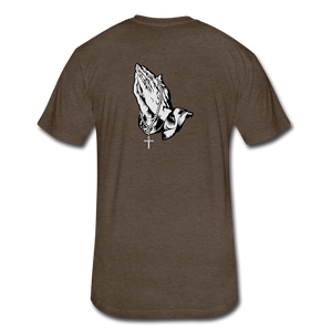 Praying Hands Tee - heather espresso