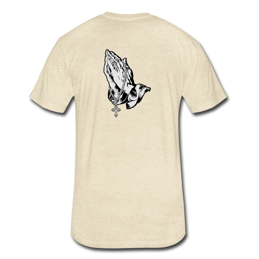 Praying Hands Tee - heather cream