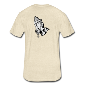 Praying Hands Tee - heather cream