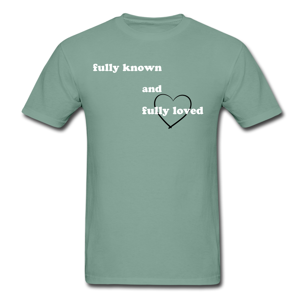 Fully Known Tee - seafoam green