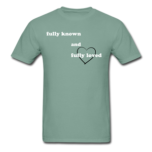 Fully Known Tee - seafoam green