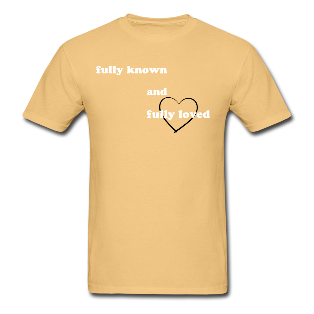 Fully Known Tee - light yellow